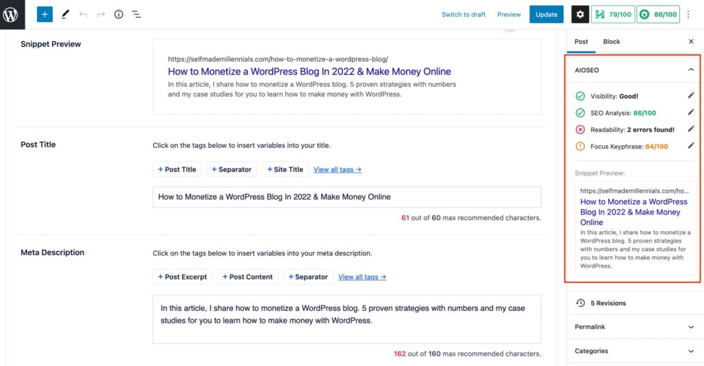 AIO content writing tool for seo