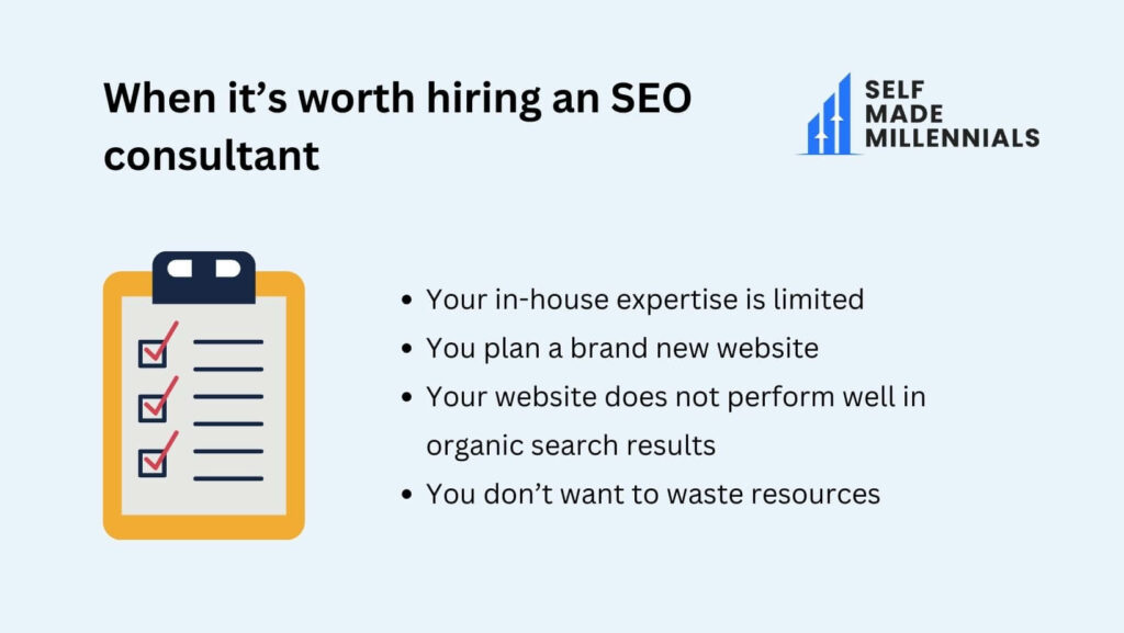 When it’s worth hiring an SEO consultant