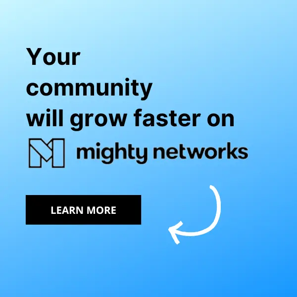 Try Mighty Networks banner
