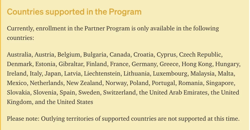 Medium supported countries