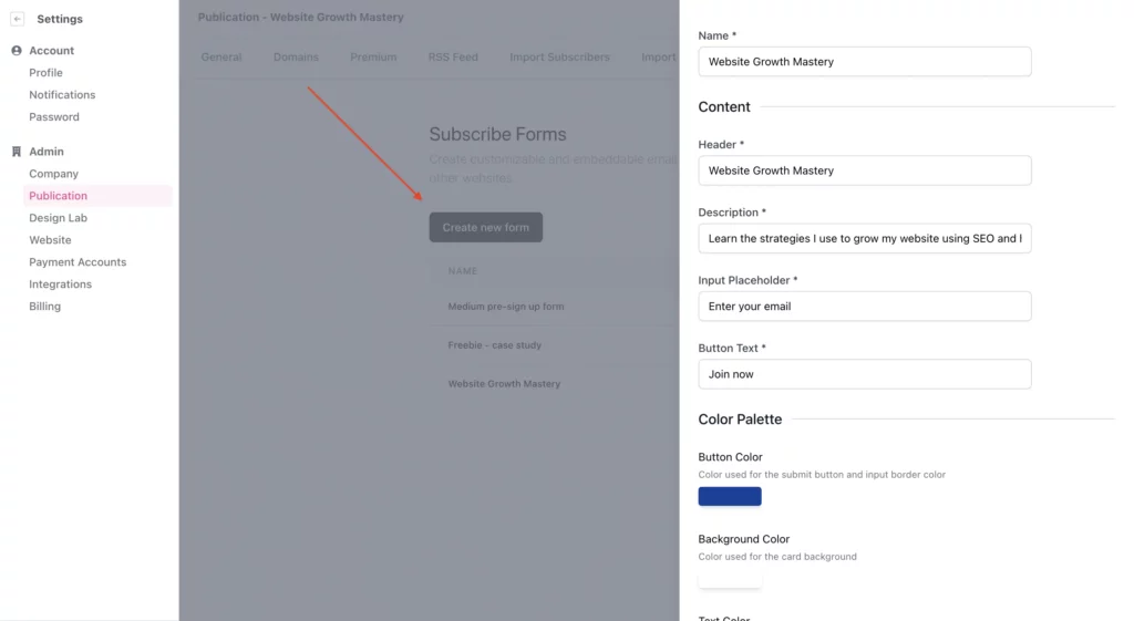 How to create a subscribe form on Beehiiv. 